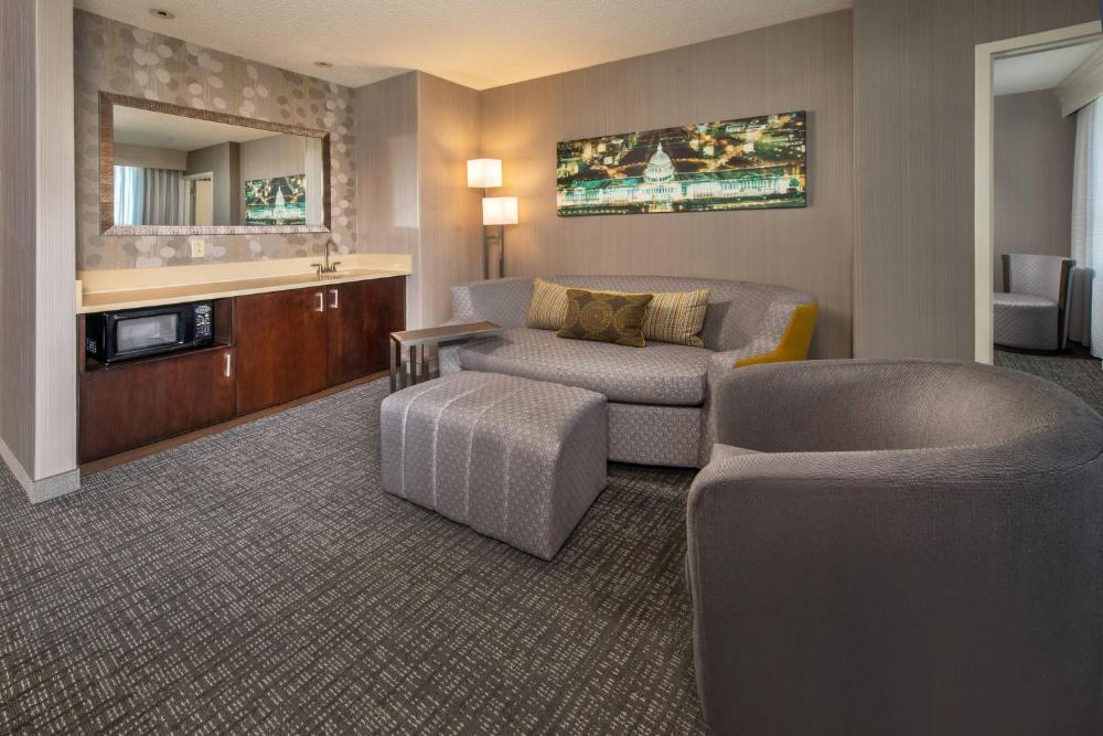 One-Bedroom King Suite with Sofa Bed interior